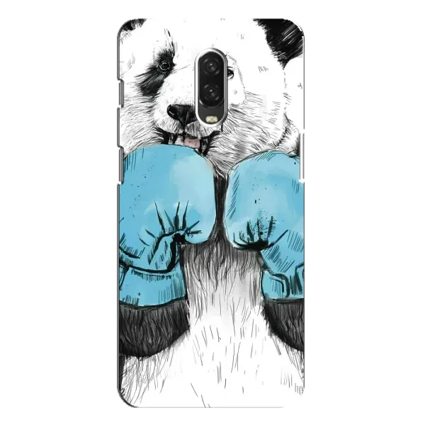 Чехол с рисунком «Панда боксер» для OnePlus 6T Чехол с рисунком «Панда боксер» для OnePlus 6T