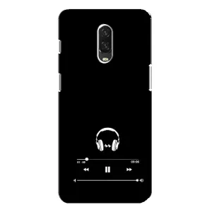 Чохол з картинками на чорному фоні для One Plus 6T (Плеєр)