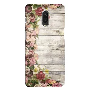 Чехлы с тематикой "ЦВЕТЫ" на One Plus 6T (Плетущиеся цветы)