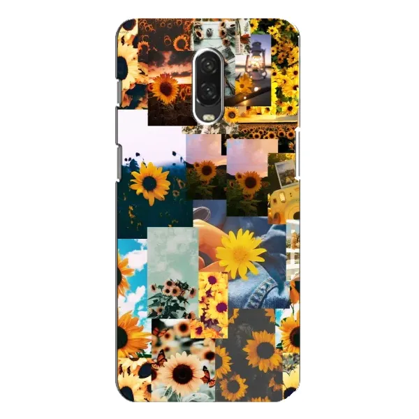 Чехол с рисунком «Подсолнуховый дизайн» для OnePlus 6T Чехол с рисунком «Подсолнуховый дизайн» для OnePlus 6T