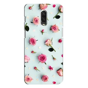 Чехлы с принтом Розочки для One Plus 6T (Разные цветы)