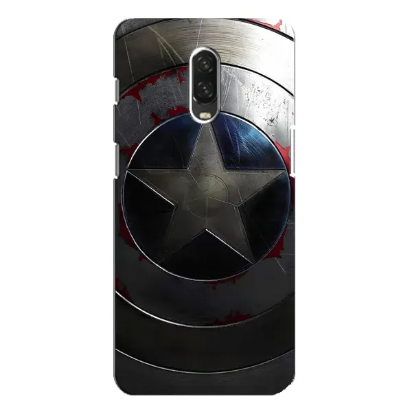 Чохол з малюнком «Ретро Щит Капітана» для OnePlus 6T Чохол з малюнком «Ретро Щит Капітана» для OnePlus 6T