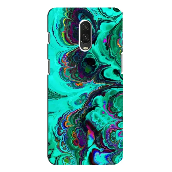 Чехол с рисунком «Салатный мрамор» для OnePlus 6T Чехол с рисунком «Салатный мрамор» для OnePlus 6T