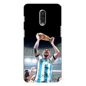 Чохли Лео Мессі Аргентина для One Plus 6T (Щасливий Мессі)