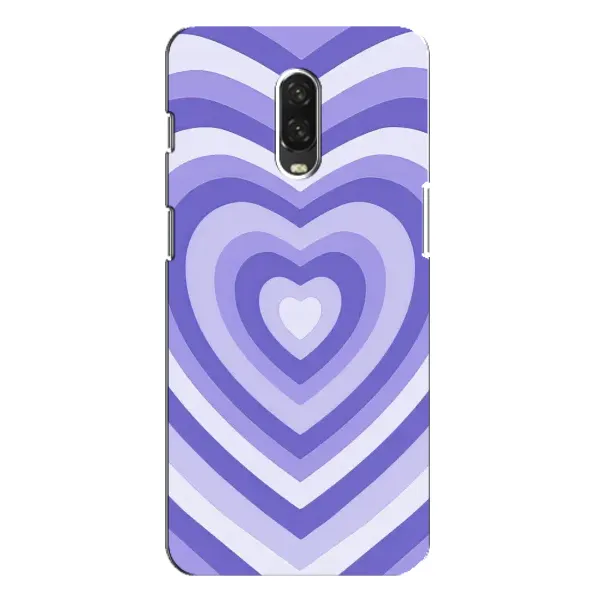 Чехол с рисунком «Сердце фиолет» для OnePlus 6T Чехол с рисунком «Сердце фиолет» для OnePlus 6T