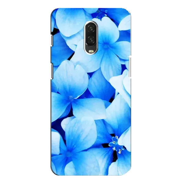 Чехол с рисунком «Синие цветы» для OnePlus 6T Чехол с рисунком «Синие цветы» для OnePlus 6T