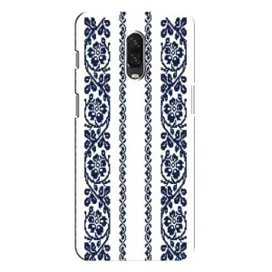 Силіконовый Чохол на One Plus 6T з картинкой Вишиванки (Синя вишиванка)