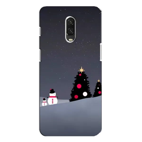 Чехол с рисунком «Снеговички» для OnePlus 6T Чехол с рисунком «Снеговички» для OnePlus 6T