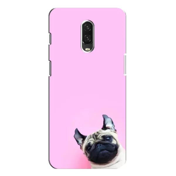 Чехол с рисунком «Собака на розовом» для OnePlus 6T Чехол с рисунком «Собака на розовом» для OnePlus 6T