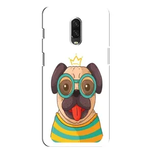 Бампер для One Plus 6T с картинкой "Песики" (Собака Король)