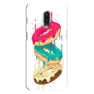 Чохол з зображенням смачної їжі для One Plus 6T (Соковиті пончики)