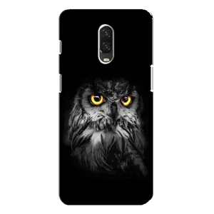 Чохли з принтом СОВИ для One Plus 6T (Сова на чорному)