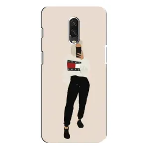 Силиконовый Чехол на One Plus 6T с картинкой Стильных Девушек (Стильная)