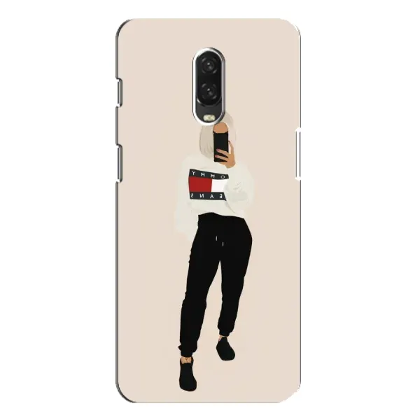 Чехол с рисунком «Стильная» для OnePlus 6T