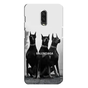 Чехол с рисунком «Три добермана» для OnePlus 6T