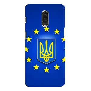 Чохол з Українською символікою на ВанПлас 6Т (Україна це Європа)