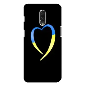 Силіконовий Чохол  на One Plus 6T (Я-Україна) (Українське серце)