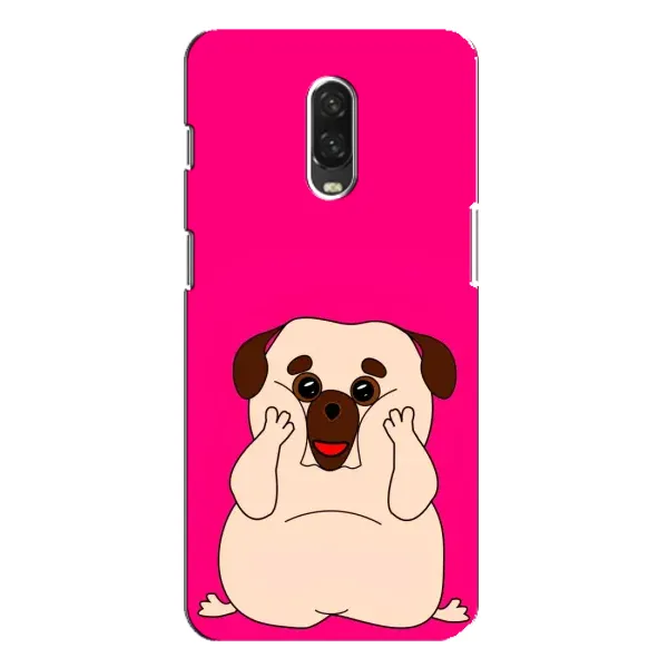 Чехол с рисунком «Веселый Мопсик» для OnePlus 6T Чехол с рисунком «Веселый Мопсик» для OnePlus 6T