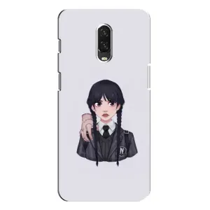 Чехлы с принтом Уэнсдей на One Plus 6T (Вещь Венсдей)