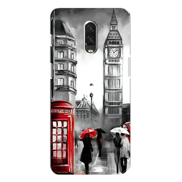 Чехол с рисунком «Вид на Биг Бен» для OnePlus 6T Чехол с рисунком «Вид на Биг Бен» для OnePlus 6T