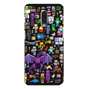 Чохол майнкрафт для One Plus 6T (Усі персонажі)