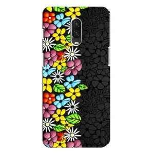 Чехол с Цветами для One Plus 6T (Яркие цветы)