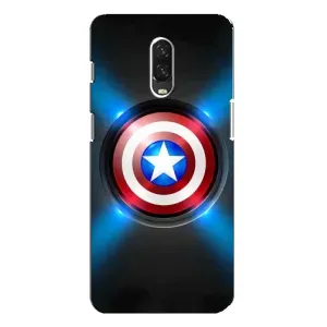 Чохол с Щітом Капітана Америки на One Plus 6T (Яскраий Щит Капітана)