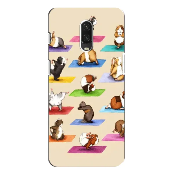 Чехол с рисунком «Ёга свинок» для OnePlus 6T Чехол с рисунком «Ёга свинок» для OnePlus 6T