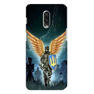 Патріотичний Чохол для One Plus 6T (ЗСУ з крильми)