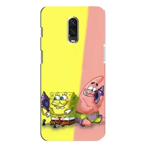 Чехлы с Патриком на One Plus 6T (Звонок)
