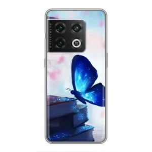 Силіконовий бампер з картинкою звірів для OnePlus 10 Pro (Метелик синій)