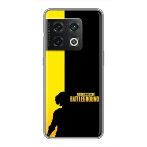 Чехол (TPU) с картинкой "Лого Пабг" на ВанПлас 10 Про (Battlegrounds)