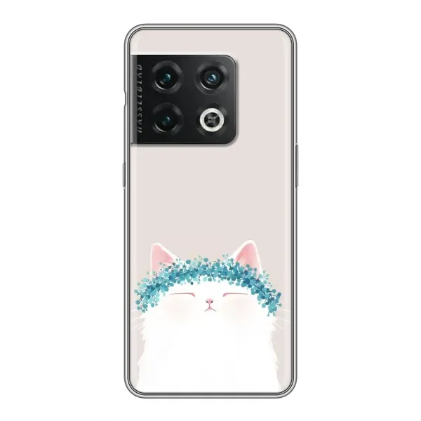 Чехол с рисунком «Белый котик» для OnePlus 10 Pro Чехол с рисунком «Белый котик» для OnePlus 10 Pro