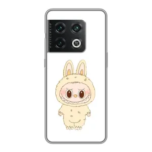 Чохол з принтом Лабубу для OnePlus 10 Pro (Бежевий Лабубу)