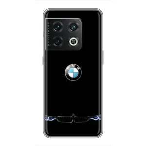Силиконовый бампер с картинкой машины на OnePlus 10 Pro (Черный BMW)
