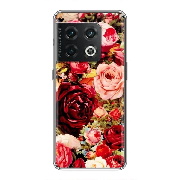 Чехол с рисунком «Букет цветов» для OnePlus 10 Pro Чехол с рисунком «Букет цветов» для OnePlus 10 Pro