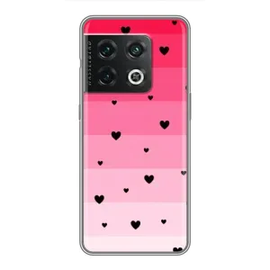 Чехлы с тематикой "Маленькие Сердечки" на OnePlus 10 Pro (Чорные сердечки)