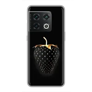 Чехол с изображением вкусной еды для OnePlus 10 Pro (Чёрная клубника)