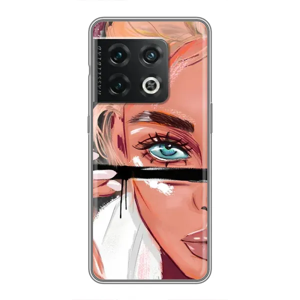 Чехол с рисунком «Девушка и ресницы» для OnePlus 10 Pro Чехол с рисунком «Девушка и ресницы» для OnePlus 10 Pro
