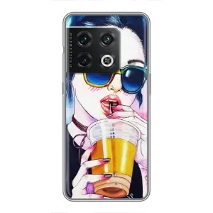 Чохол з картинкою Модні Дівчата OnePlus 10 Pro (Дівчина з коктейлем)