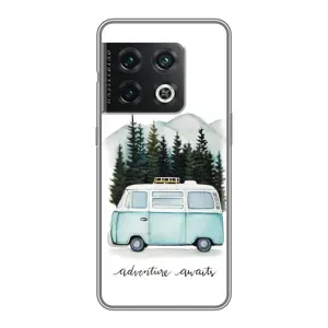 Силиконовый бампер с картинкой машины на OnePlus 10 Pro (Домик на колесах)