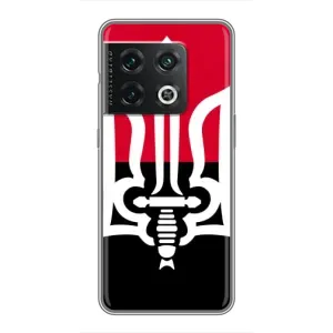 Чехлы УПА (Красно-Чёрный) на OnePlus 10 Pro (Герб Украины)