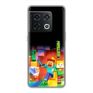 Чехлы для OnePlus 10 Pro (Персонажи Майн Крафт) (Герой Майнкрафт)
