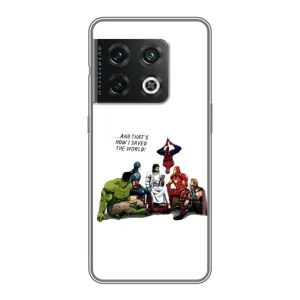 Чехлы для OnePlus 10 Pro (Для Христиан) (Иисус супергерой)