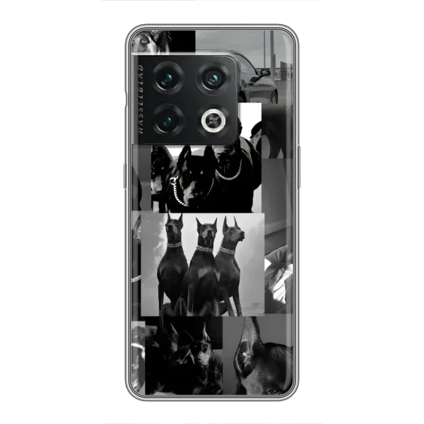 Чохол з малюнком «Колаж Доберман» для OnePlus 10 Pro Чохол з малюнком «Колаж Доберман» для OnePlus 10 Pro