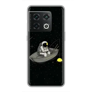 Силіконовый Чохол з принтом "Космонавти" на OnePlus 10 Pro (Космонавт на рибалці)
