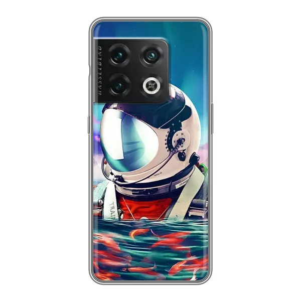 Чехол с рисунком «Космонавт в воде» для OnePlus 10 Pro Чехол с рисунком «Космонавт в воде» для OnePlus 10 Pro