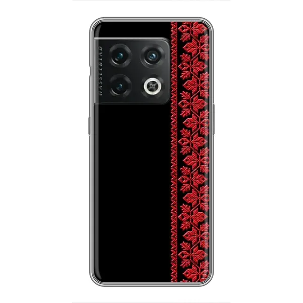 Чехол с рисунком «Красная Вышиванка» для OnePlus 10 Pro Чехол с рисунком «Красная Вышиванка» для OnePlus 10 Pro