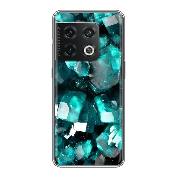 Чехол с рисунком «Кристалы» для OnePlus 10 Pro