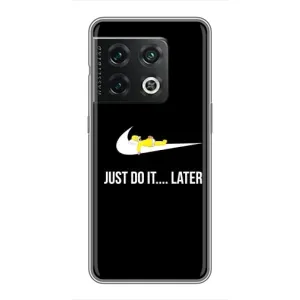 Силиконовый Чехол на OnePlus 10 Pro с картинкой Nike (Later)